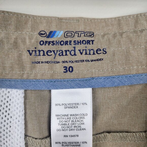 Vineyard Vines performance shorts men sz 30 Offshore OTG golf stretchy - Picture 8 of 9